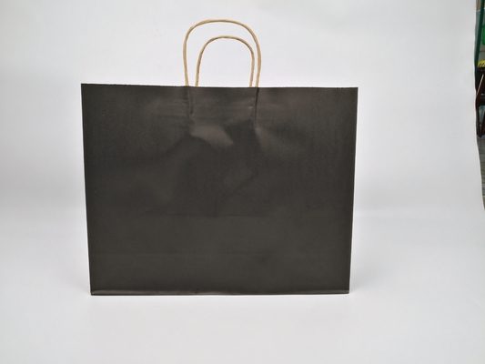 Sac-cadeau en papier biodégradable adapté aux besoins du client avec des achats de thé de papier d'emballage de cadeau de poignées