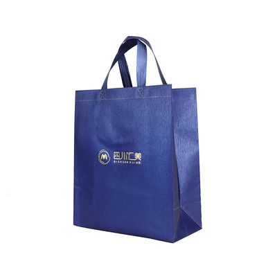 Le polypropylène non-tissé le cadeau que biodégradable de sac d'emballage met en sac la coutume en gros d'étincelle a imprimé le sac à provisions non tissé réutilisable