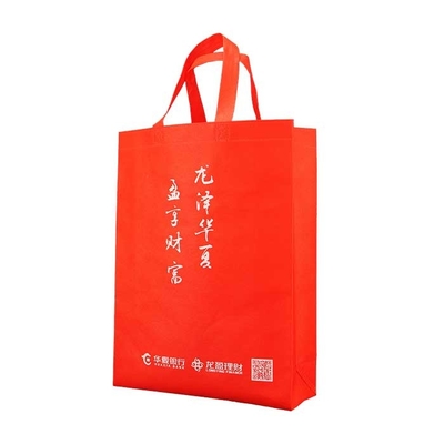 La poignée écologique de sacs tissée par Tote Custom Printed Polypropylene Non met en sac la larme résistante