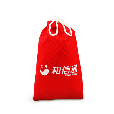 Chaleur le sac de cordon de polypropylène du transfert 20*41cm 60Gsm rouge