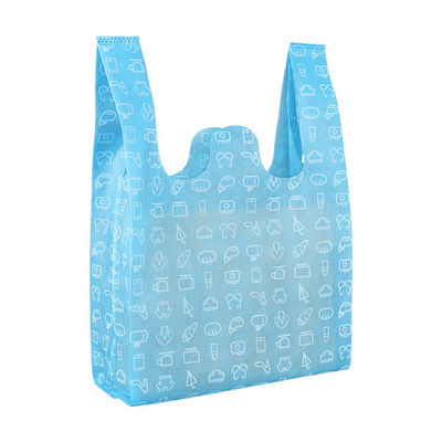 180gsm la protection UV réutilisable W a coupé le sac non tissé pour des achats