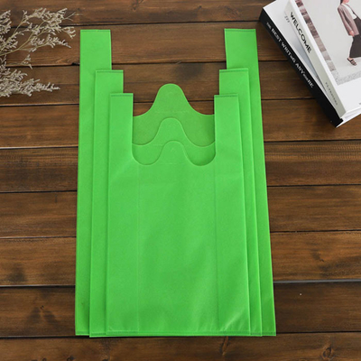 Sacs non tissés réutilisables 75gsm respirable de tissu de polypropylène