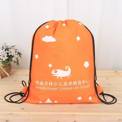 Sac non tissé 95Gsm de cordon de polypropylène de Vierge avec le transfert de chaleur
