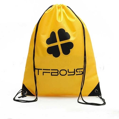 Sacs de cordon écologiques de transfert de chaleur 31*44cm pour le supermarché