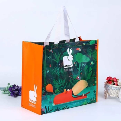 Les sacs tissés par polypropylène tissés stratifiés du sac à provisions 120Gsm déchirent résistant