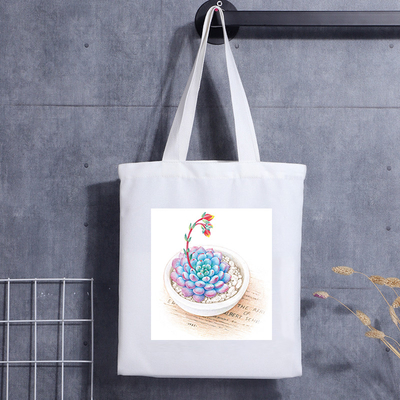 Sac de poche de promotion de cadeau de toile de petite poignée avec le logo imprimé par coutume