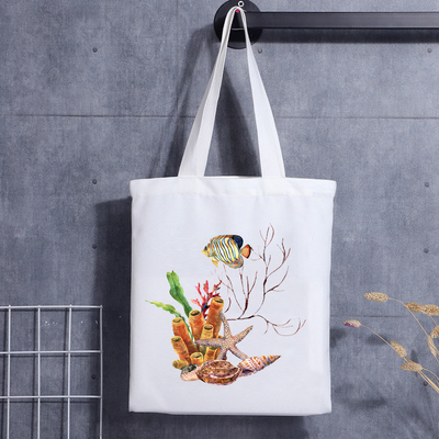 Sac de poche de promotion de cadeau de toile de petite poignée avec le logo imprimé par coutume