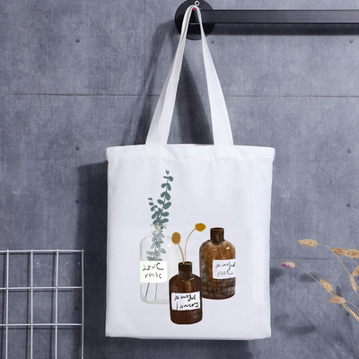 Mini sac fourre-tout en toile personnalisé Sac fourre-tout en toile avec poignée de sac à main imprimé