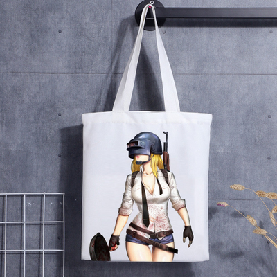 La copie faite sur commande a réutilisé des sacs de coton de toile d'Eco avec votre Logo Shopping Bag