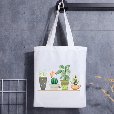 La copie faite sur commande a réutilisé des sacs de coton de toile d'Eco avec votre Logo Shopping Bag