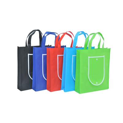 Tote Shopping Reusable Biodegradable Bag pliable avec la poignée imperméabilisent