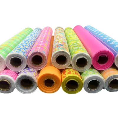 Nappe en matière première jetable biodégradable de draps de tissu non-tissé de Rolls pp