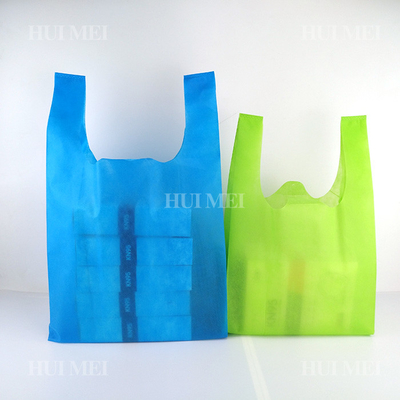 le sac non tissé biodégradable du T-shirt 25gsm rétrécissent résistant