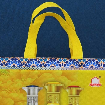 Écran en soie pliant les sacs non tissés du polypropylène 80gsm pour la maison