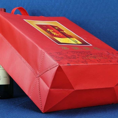 Les sacs non tissés non tissés stratifiés de polypropylène de sac à provisions déchirent résistant