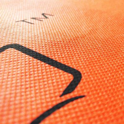 Sac de cordon imprimé par épicerie 110Gsm respirable avec sentiment doux