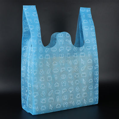 180gsm la protection UV réutilisable W a coupé le sac non tissé pour des achats