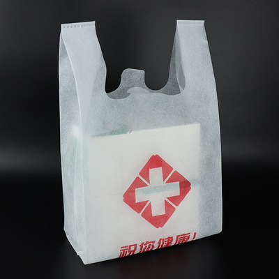 Sac non tissé écologique de T-shirt pour le rétrécissement de achat résistant