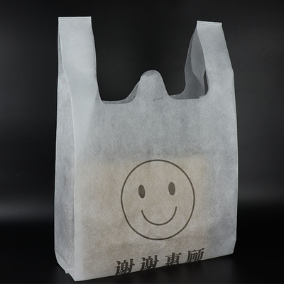 Larme non tissée stratifiée de sac de T-shirt de polypropylène résistante