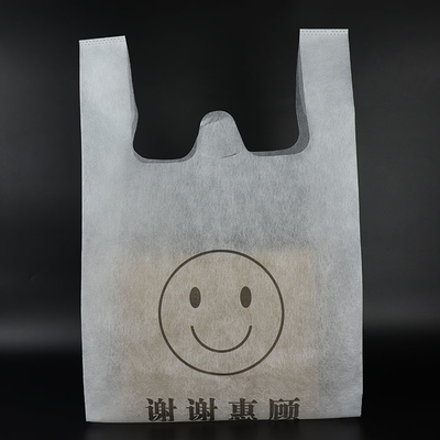 Larme non tissée stratifiée de sac de T-shirt de polypropylène résistante