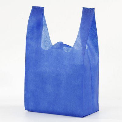 Le sac non tissé manipulé de T-shirt de polypropylène rétrécissent résistant stratifié