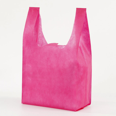 Le sac non tissé manipulé de T-shirt de polypropylène rétrécissent résistant stratifié