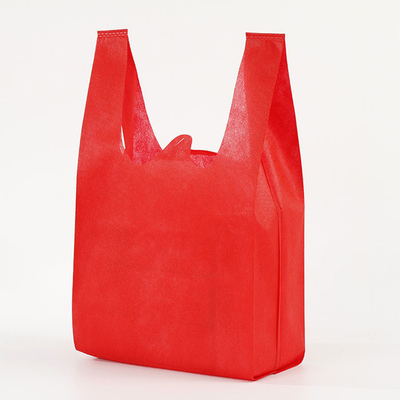 Le sac non tissé manipulé de T-shirt de polypropylène rétrécissent résistant stratifié
