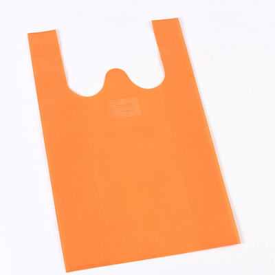 le sac non tissé de gilet de polypropylène de la Vierge 50Gsm a stratifié Tote Bags non tissé fait sur commande