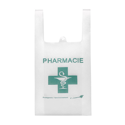Sac stratifié de T-shirt de Tote Polypropylene Non Woven écologique