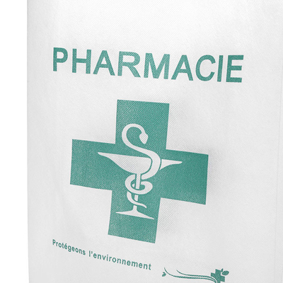 Sac stratifié de T-shirt de Tote Polypropylene Non Woven écologique