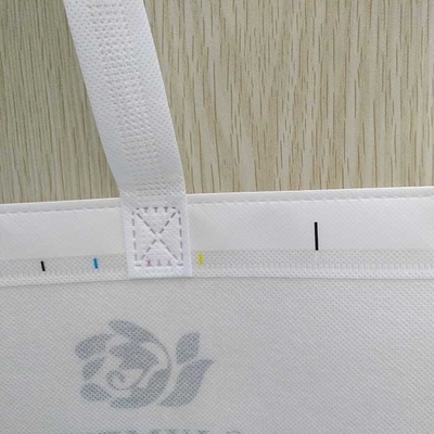 Tissu de polypropylène de Spunbonded 50Gsm sac à provisions biodégradable
