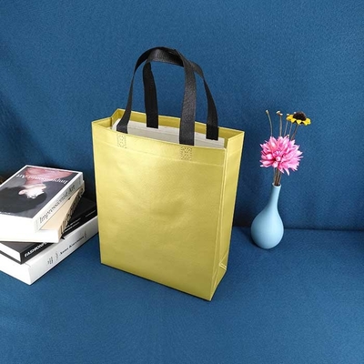 Sac biodégradable non non tissé réutilisable de textile tissé de sacs à provisions de Spunbonded
