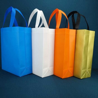 Non tissé favorable à l'environnement sac à provisions le transfert de la chaleur 90gsm imprimé