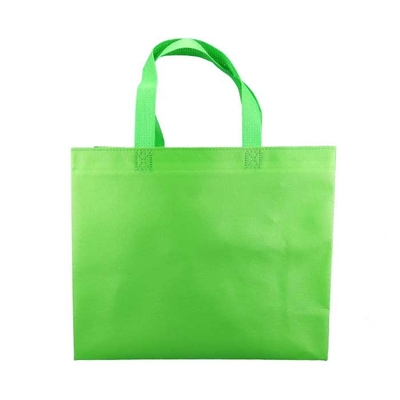 Non tissé promotionnel écologique sac à provisions le sac non tissé de chaussure du vert 50gsm