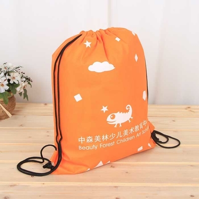 Sac non tissé 95Gsm de cordon de polypropylène de Vierge avec le transfert de chaleur