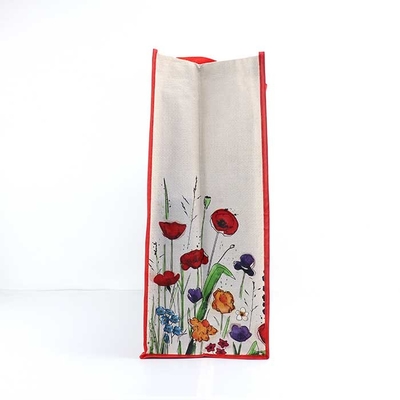 165Gsm de couture écologique sac à provisions Tote Bags non tissé imprimé par coutume polychrome