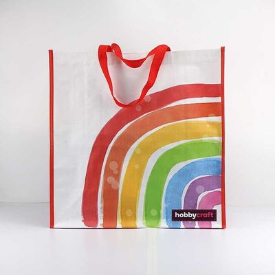 Les sacs tissés par polypropylène de Vierge d'impression de gravure de CMYK rétrécissent résistant