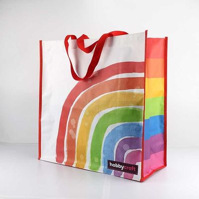 Les sacs tissés par polypropylène de Vierge d'impression de gravure de CMYK rétrécissent résistant