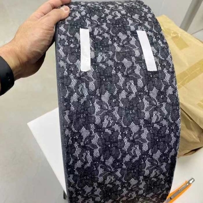 Non non imprimé petit pain biodégradable jetable 63cm de textile tissé de textile tissé