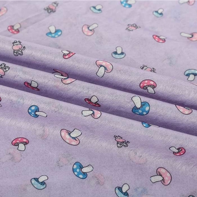 Antibactérien imprimé non tissé favorable à l'environnement du tissu 63Gsm 75cm de pp