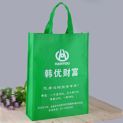 L'écran en soie 96gsm a stratifié la coutume biodégradable non tissée Tote Bags non tissé d'Eco de sacs