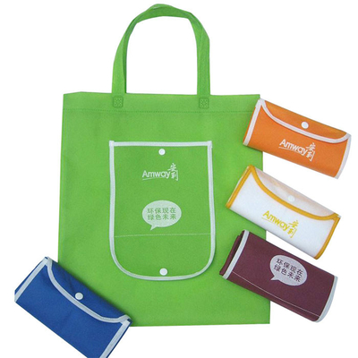 L'écran en soie 96gsm a stratifié la coutume biodégradable non tissée Tote Bags non tissé d'Eco de sacs