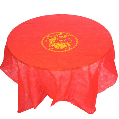 petit pain non non tissé 60gsm de textile tissé de restaurant de nappe de 130cm