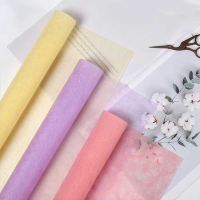 Anti papier d'emballage non tissé biodégradable non tissé de fleur de matériau d'emballage de larme