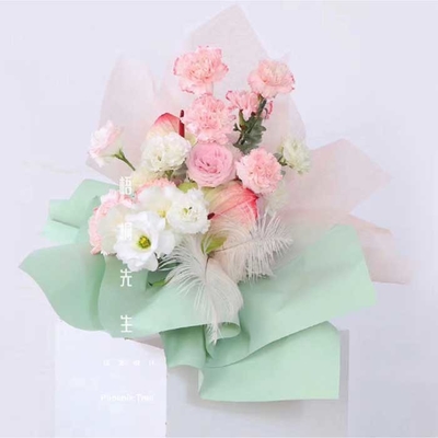 Emballage du polypropylène non tissé de Vierge du matériau d'emballage de fleur 60cm