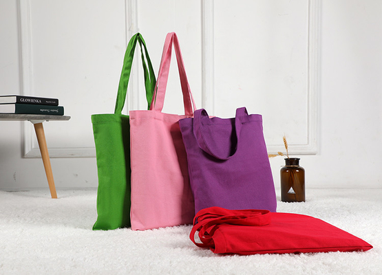 Sac à bandoulière en toile fourre-tout 100 % coton Sac à poignée réutilisable conçu sur mesure