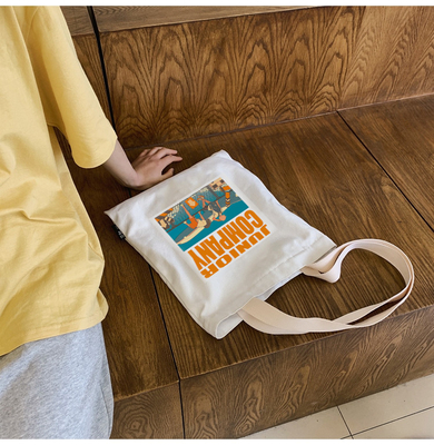 Coton organique Tote Single Shoulder Canvas Bag écologique
