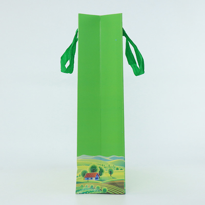 Protection de l'environnement de boîte-cadeau d'emballage de thé de haute catégorie de papier de sac à main